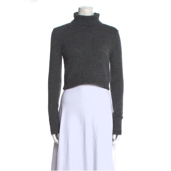 Intermix grey turtleneck sweater size M - Picture 5 of 13